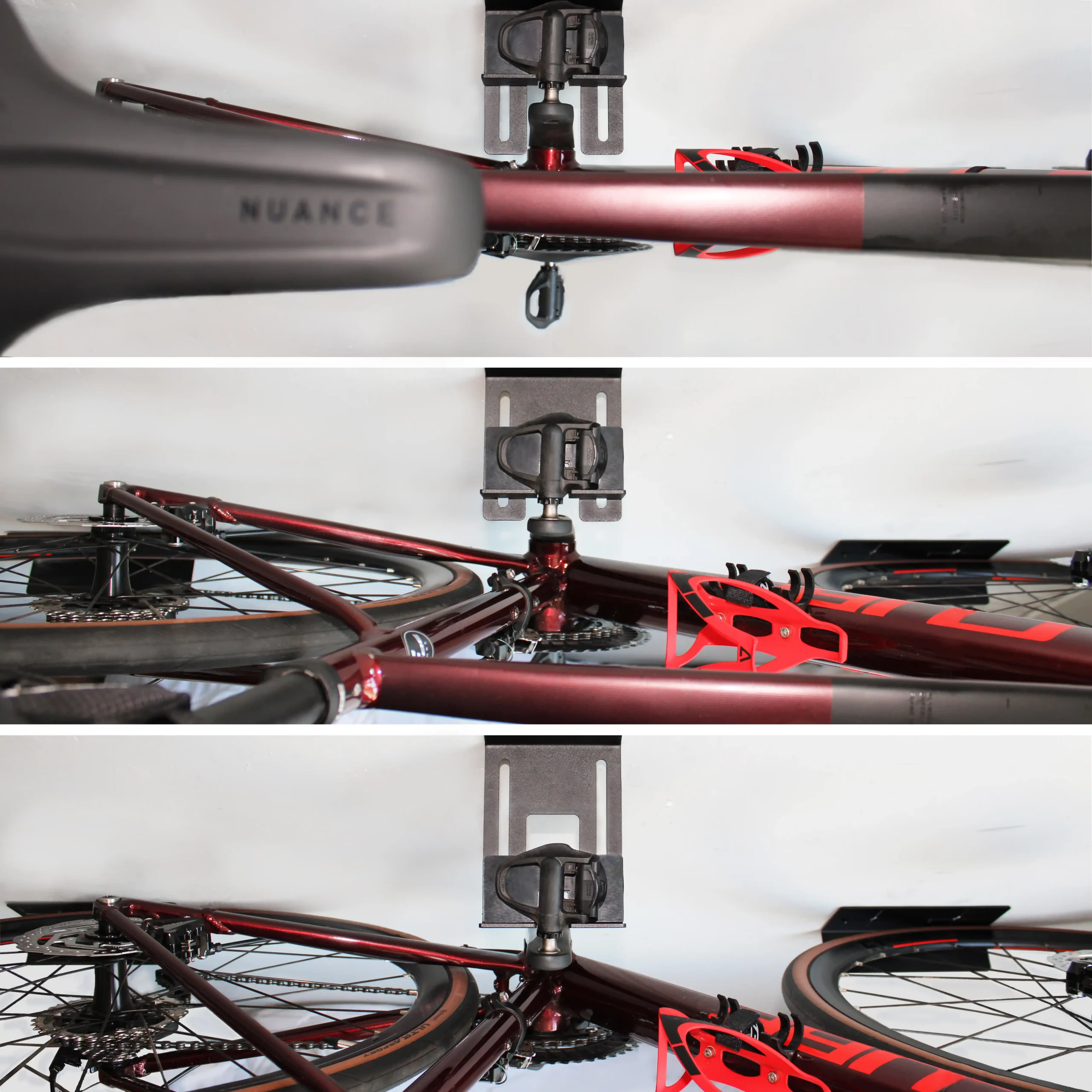 Flowter Pedaalhanger Plus 14 Bovenaanzicht van de Flowter Trapper Hanger Verschuiving