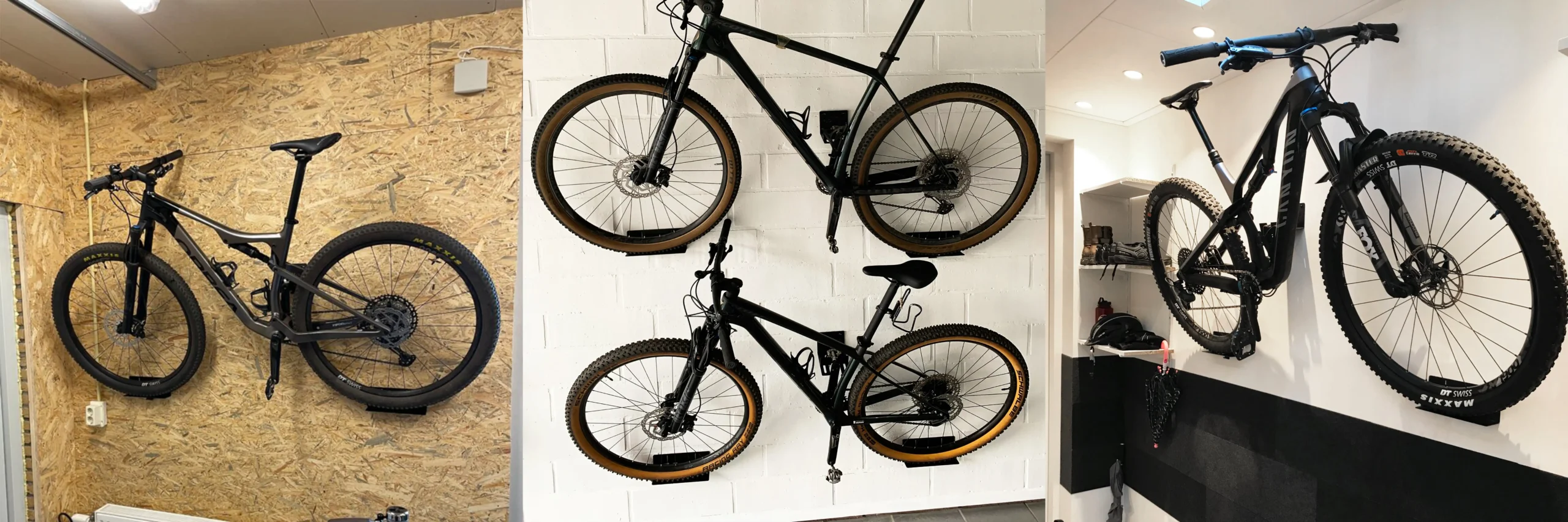 Mountainbike ophangen aan de muur, op de beste manier!
