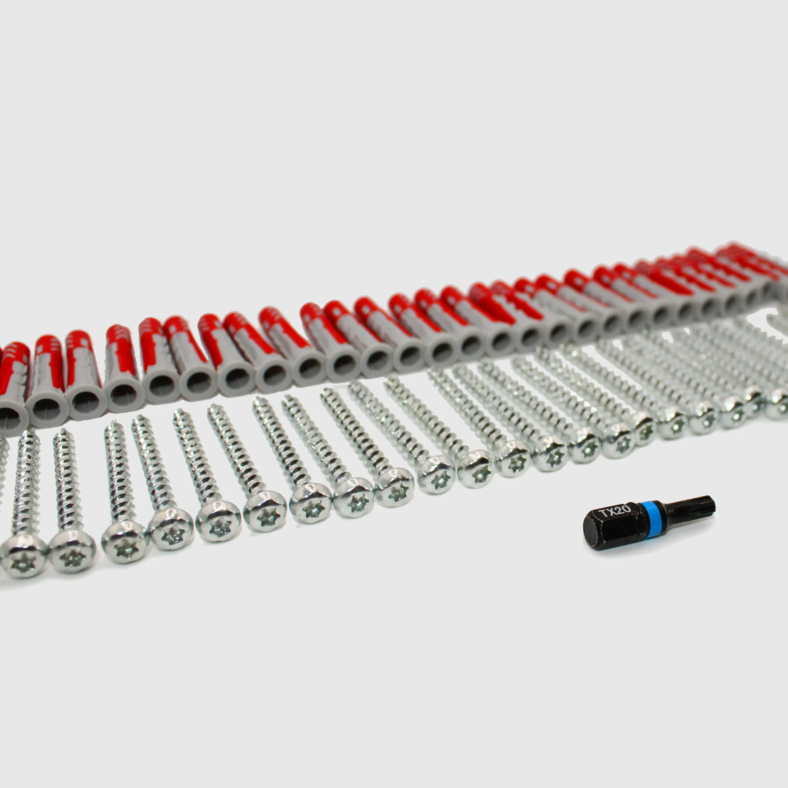 Pluggen en Schroeven set 6mm - Zilver 3 fischer Pluggen en Schroeven set 6mm