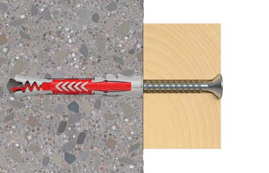 Pluggen en Schroeven set 6mm - Zilver 6 Afbeeldingsbron: fischer group of companies